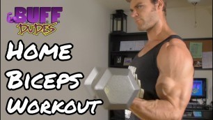'Home Workout Routine - Arms / Biceps Dumbbell Exercises'