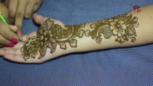 'Mehandi design 2018 | leaf henna cone videos | Fashion Designs'