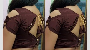 'Very beautiful new blouse design 2021 cutting and stitching easy method | Kriti fashion designer'