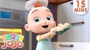 'Pat A Cake Song | Yummy Food for Kids + More Nursery Rhymes & Kids Songs - Super JoJo'