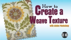 'How to Create a Weave Texture for Fashion Textile Design in Adobe Photoshop'