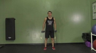 'One Arm Iso 90 One Arm Hammer Curl - HASfit Biceps Exercise - Dumbbell Bicep Exercises'