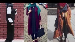 'winter outfits #hijab_lookbook - casual style hijab ملابس الشتاء 2016 - ملابس كاجوال أنيقة للمحجبات'