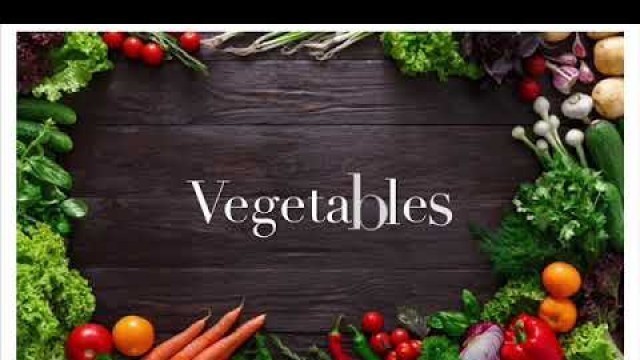 'Vegetables | Names of Vegetables with pictures for kids | Olive Kids'