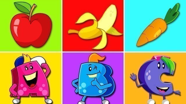 Vegetable Song: Cabbage, Carrot, Broccoli | ABC Monsters | Learn English words video for kids