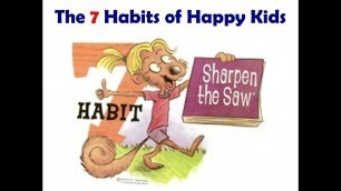 3-5 Grade: Chapter 7 of The 7 Habits of Happy Kids - Balance