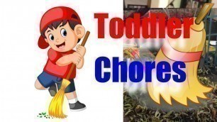 'Toddler Chores Leaf Sweeping Time | Toddler Learning Resources | Grow With Me Kids'