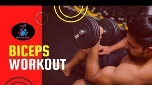 'Best 5 biceps workouts // max fitness'