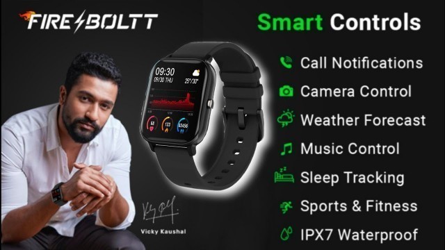 'Fire-Boltt SpO2 Full Touch 1.4 inch Smart Watch unboxing and review | under 3000 | techie vsk'