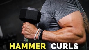 'How To Do Hammer Curls for HUGE Biceps (BICEP GROWTH!)'