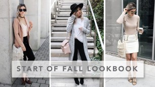 'FALL LOOKBOOK | Comfortable and Casual Outfits'