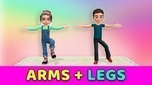 'Arms + Legs // Kids Workout At Home'