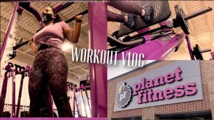 'Planet Fitness workout | My favorite machines | Vlog| Pretty Thick and Fit'