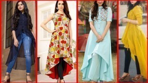 'New And Trendy High Low /Up Down Kurti Design | Fashion Addiction |'