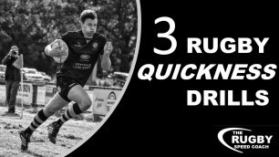 '3 Rugby Quickness Drills | Home Workout| No Equipment| The Rugby Speed Coach'