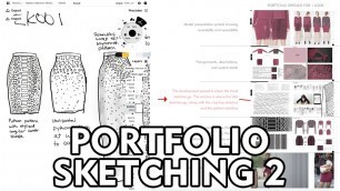 'Portfolio Sketching 2 - Fashion Design'