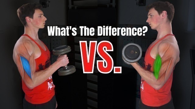 'Dumbbell Bicep Curl VS. Hammer Curl (WHICH ONE FOR BIGGER BICEPS?!)'