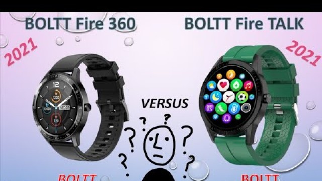 'Boltt TALK Vs Boltt Fire 360 | deepdown comparison | lets compare☺️ fitness vs calling #Techpoke!'