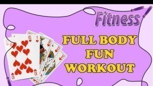 'Fitness routine à la maison: Muscler TOUT le corps avec un jeu de cartes'