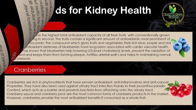 'Foods For Kidney Health'