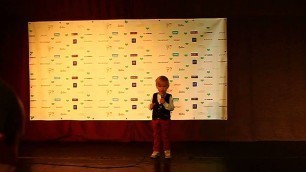 'Виталик Олечкин, выступление на Kids fashion shows week в Петербурге.'