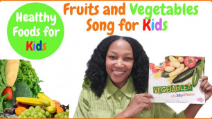 'FRUITS AND VEGETABLES SONG - HEALTHY FOOD SONG | TODDLER LEARNING  | PRESCHOOL AT HOME - 3 YEAR OLD'