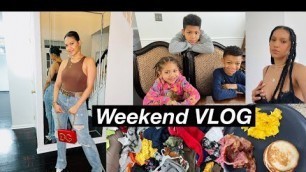 'WEEKEND VLOG || CLEAN & MOTIVATE || ORGANIZING KIDS CLOSETS || COOK WITH ME || WEDE UNLIMITED'