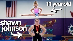 'KID vs ADULT All Star Gymnastics Challenge ft Shawn Johnson'