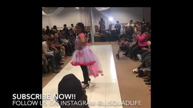 'La’miah walks for Savvi Kids fashion show!'