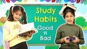 'STUDY HABITS - Good Kid vs Bad Kid | #Roleplay #Fun #Sketch #MoralValues #MyMissAnand'