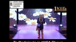 'KIIFA KIDS FASHION SHOWS  | SUPER KID S-1'