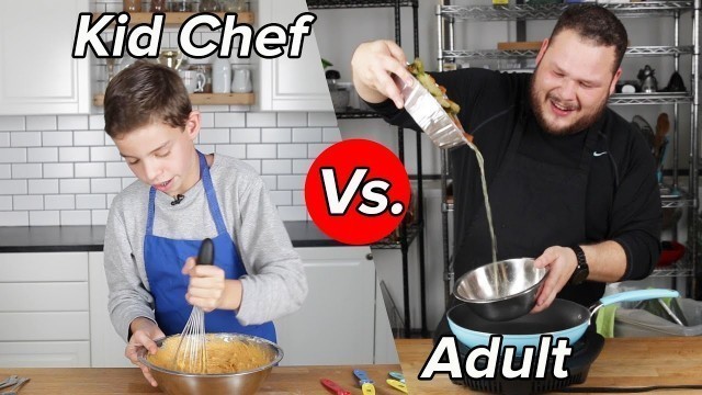'Kid Chef Vs. Adult: Thanksgiving Leftovers Challenge'