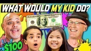 'CAN PARENTS GUESS WHAT THEIR KID DOES WITH $100? Ep. #1'