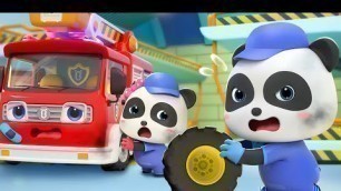 'Construction Vehicles Got A Boo Boo Song | Learning Vehicles | Kids Song | Kids Cartoon | BabyBus'