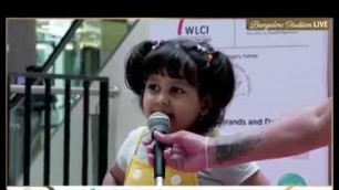 'Urvi Sai | India Kids Fashion Week | Bangalore  | Audition | Love You Zingadi'