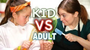'Kid MasterChef vs Adult Tasty Chef • Tasty'