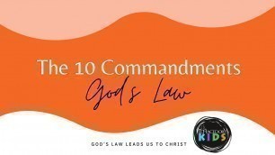 Sunday Service - The 10 Commandments- El Hacedor Kids
