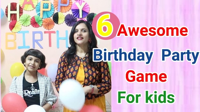 '6 Awesome birthday Game for Kids/Family,Party Game For Kids/Keep Kids Busy At Home/6 Awesome Game'