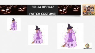 'Halloween Costume\'s in Spanish by Learning Spanish 4 Kids'