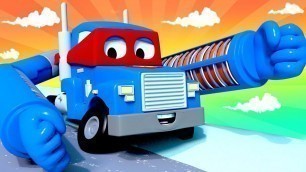 'The radiator truck  - Carl the Super Truck - Car City ! Cars and Trucks Cartoon for kids'