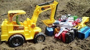 'Car excavators, trucks, airplanes, buses are found B438S - Toys for kids'