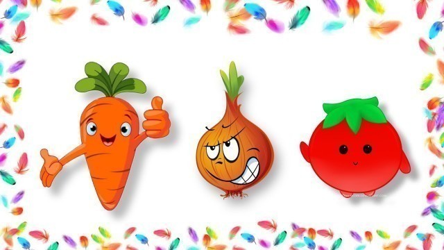 'Learning vegetables song with pictures, Kids rhymes'