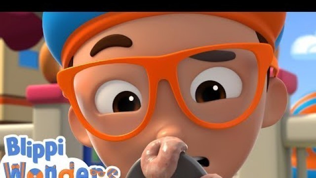 'Soggy Cereal! | Blippi Wonders | Learn ABC 123 | Fun Cartoons | Moonbug Kids | Blippi Cartoon Series'