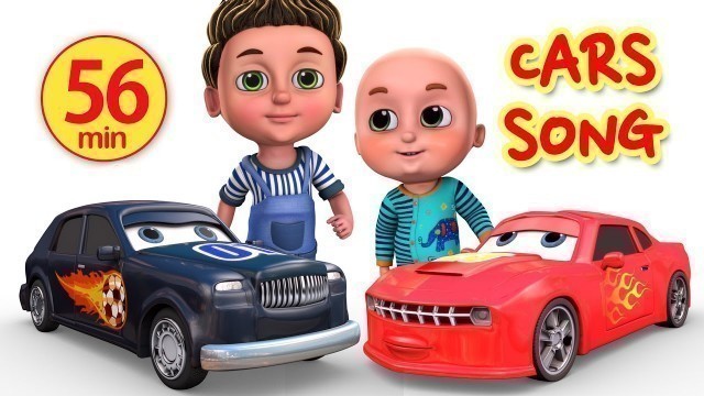 'Car Videos | Racing Car Rescue Video | Kids Songs | Nursery Rhymes Compilation from Jugnu Kids'