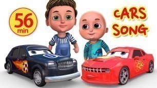 'Car Videos | Racing Car Rescue Video | Kids Songs | Nursery Rhymes Compilation from Jugnu Kids'