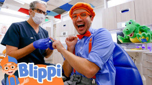 'Blippi Visits The Dentist - Learn Healthy Habits for Kids! | Educational Videos for Kids'