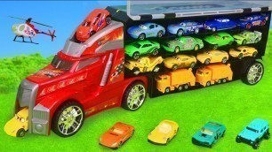 'Truck filled with Toy Vehicles for Kids'