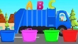 'Alphabet Garbage Trucks - ABC Kids Alphabets with Truck Toys - Garbage Truck Videos For Kids'