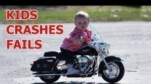 'Kids fails on motorcycles 2017'