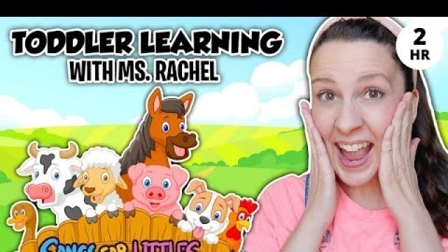 'Learn Animals with Ms Rachel for Toddlers - Animal Sounds, Farm Animals, Nursery Rhymes & Kids Songs'